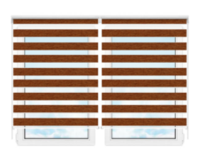 Рулонные шторы мини День Ночь Равелло 407 цена. Купить в «Мастерская Жалюзи»