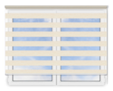 Стандартные рулонные шторы День Ночь Бергамо 222 цена. Купить в «Мастерская Жалюзи»