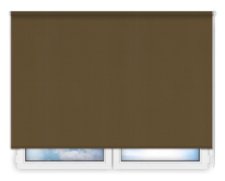 Стандартные рулонные шторы Респект-БО-коричневый цена. Купить в «Мастерская Жалюзи»