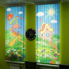 Вертикальные жалюзи с рисунком цена. Купить в «Мастерская Жалюзи»