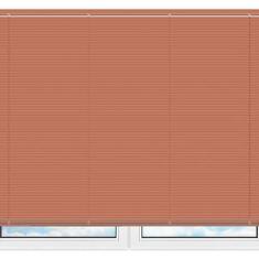 Алюминиевые горизонтальные жалюзи серо-коричневые №163