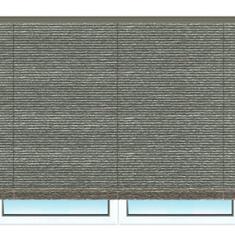 Деревянные горизонтальные жалюзи 25 мм 35 серебро