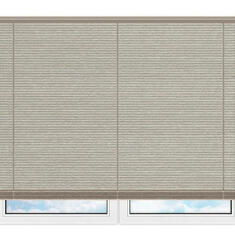 Деревянные горизонтальные жалюзи 50 мм - 35 серебро