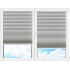 Плиссе (шторы, жалюзи) леванто серый